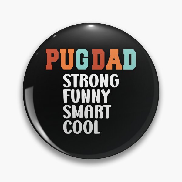 Artikelvorschau, Mops Papa Stark Lustig Smart Cool entworfen und verkauft von Pugstuff.