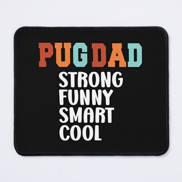 Artikelvorschau, Mops Papa Stark Lustig Smart Cool entworfen und verkauft von Pugstuff.