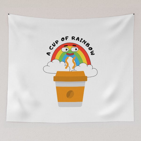 Item preview, Coffee with Rainbow Inside - A Cup of Rainbow designed and sold by mariagram17.