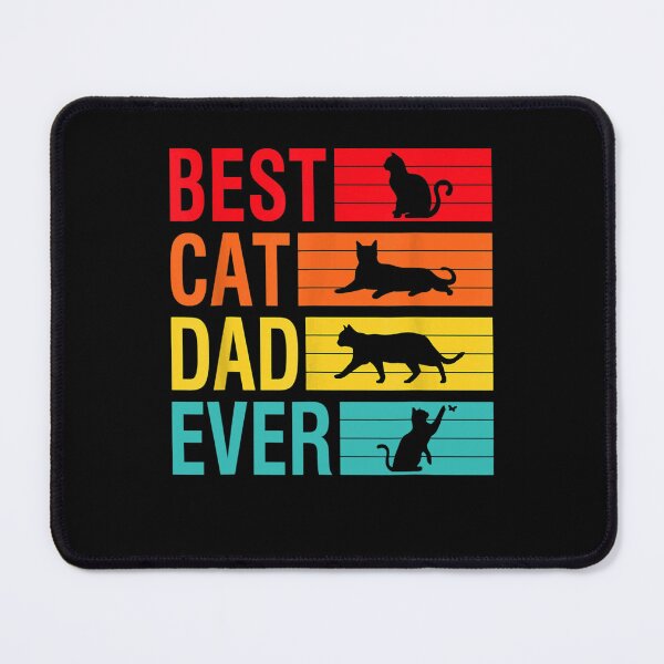 Item preview, Mens Vintage Best Cat Dad Ever Retro Father's Day Gift Cat Lover designed and sold by GodivaShop.