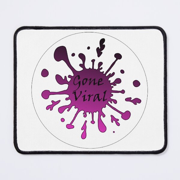 Item preview, Gone Viral Splat - Pink & Black designed and sold by MDHatch.