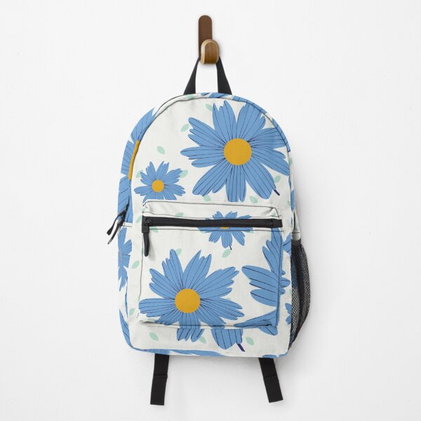 Item preview, Baby blue daisy flowers designed and sold by SkyisBright.