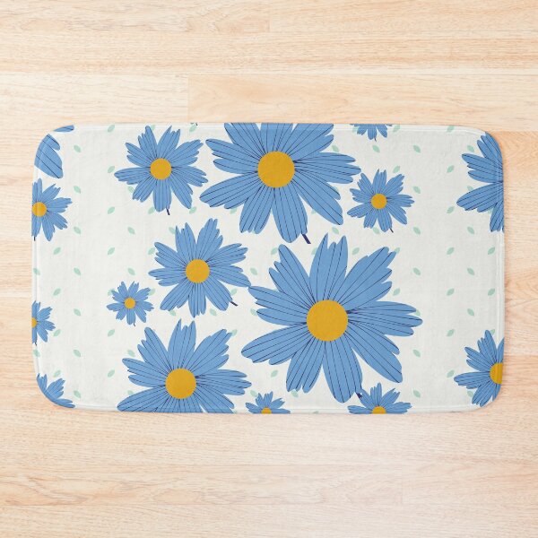 Item preview, Baby blue daisy flowers  designed and sold by SkyisBright.