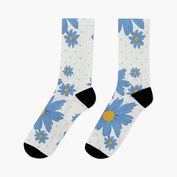 Item preview, Baby blue daisy flowers  designed and sold by SkyisBright.