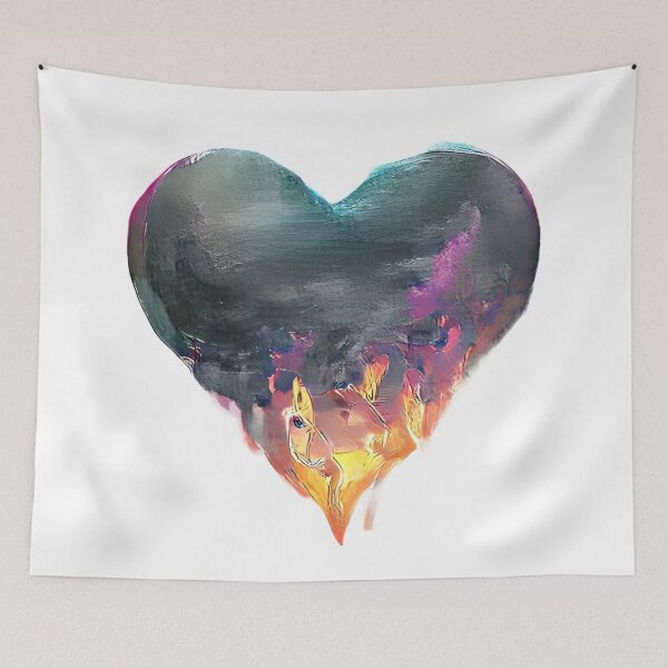 Item preview, heart on fire designed and sold by marjard.
