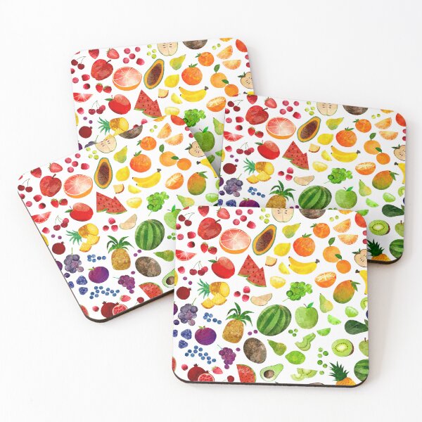 Item preview, Watercolor Rainbow Fruit designed and sold by SamAnnDesigns.
