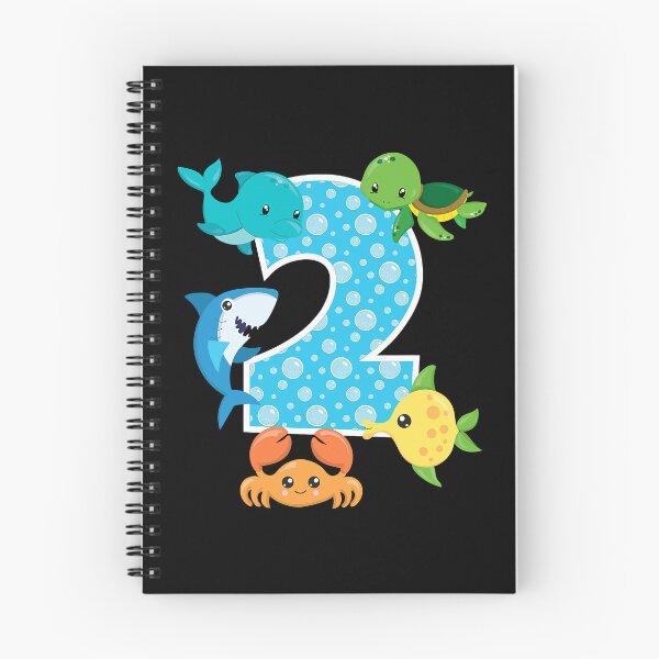 Item preview, 2nd Birthday Party 2 Year Old Sea Fish Aquarium Birthday designed and sold by MalloWilli.