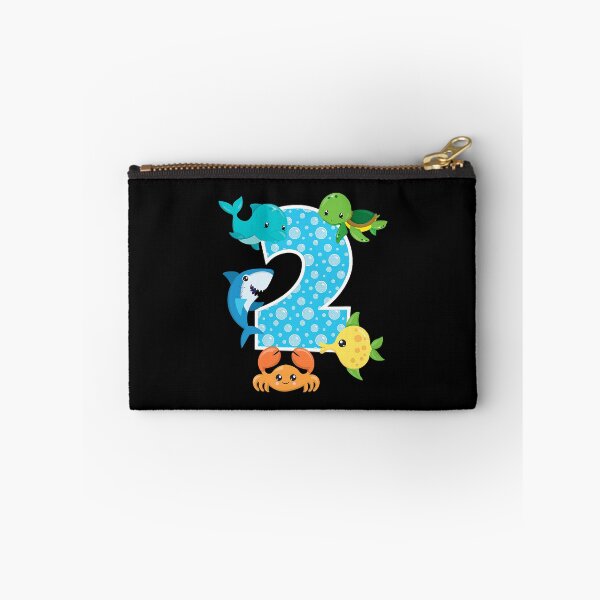 Item preview, 2nd Birthday Party 2 Year Old Sea Fish Aquarium Birthday designed and sold by MalloWilli.