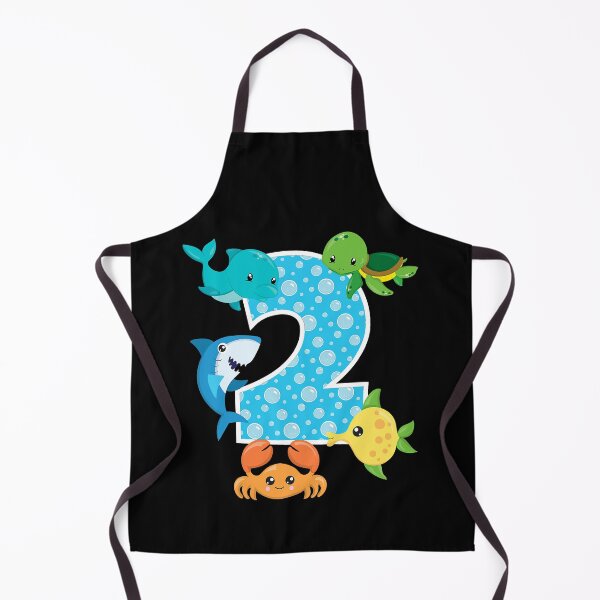 Item preview, 2nd Birthday Party 2 Year Old Sea Fish Aquarium Birthday designed and sold by MalloWilli.