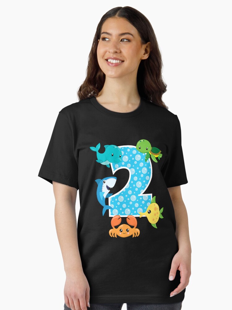 2nd Birthday Party Year Old Sea Fish Aquarium Birthday