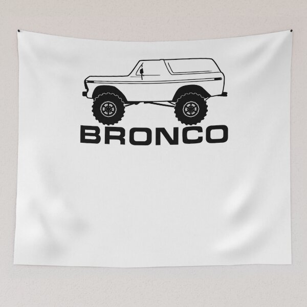 Item preview, 1978-1979 Ford Bronco Side, Black Print - Best Trending Handmade Gift Idea  designed and sold by Lindsayunique.