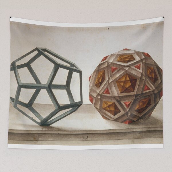 Item preview, Illustration from Polyhedra and other solid-geometric figures The Geometric Landscapes of Lorenz Stoer designed and sold by TeeARTHY.