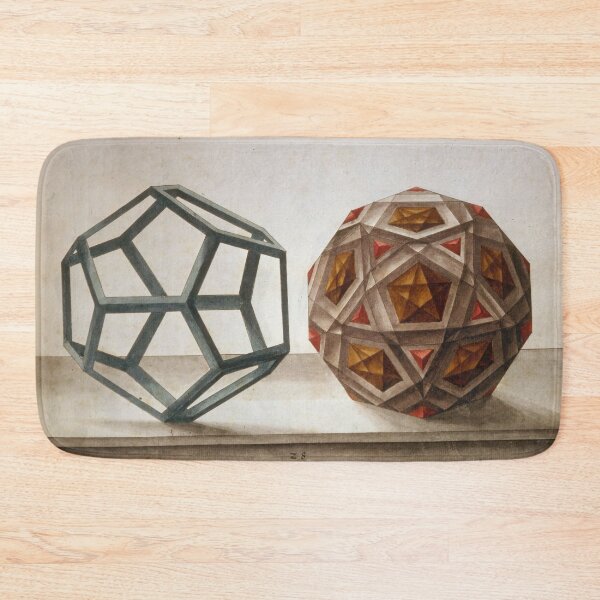 Item preview, Illustration from Polyhedra and other solid-geometric figures The Geometric Landscapes of Lorenz Stoer designed and sold by TeeARTHY.