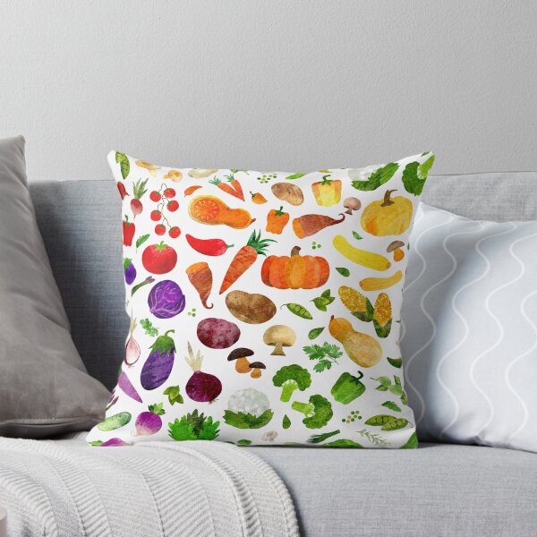 Item preview, Watercolor Rainbow Veggies designed and sold by SamAnnDesigns.