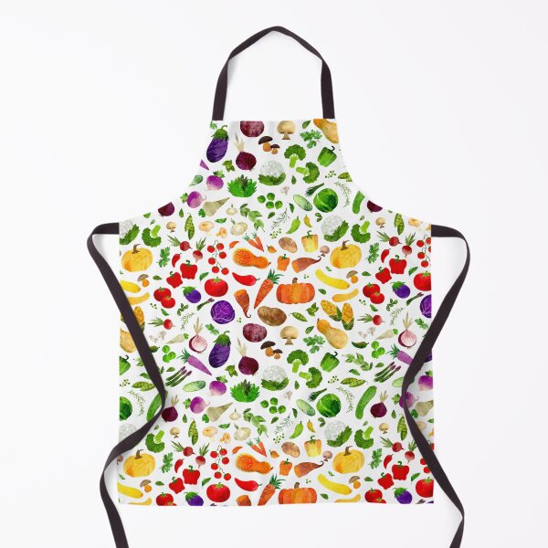 Aperçu de l'œuvre Légumes arc-en-ciel aquarelle créée et vendue par SamAnnDesigns.