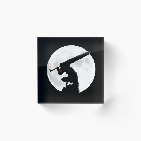 Berserk Moon Acrylic Block