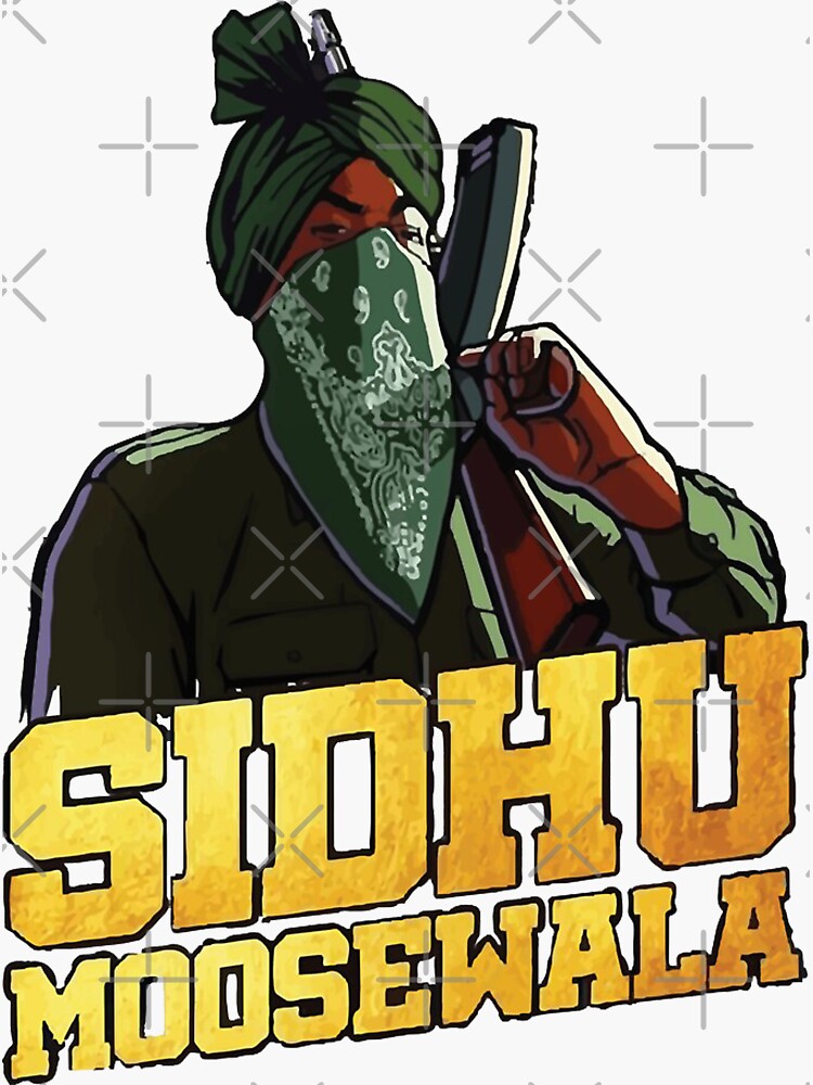 "Sidhu Moose Wala" Sticker by fahizi | Redbubble