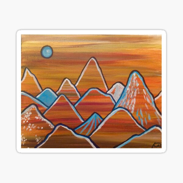 Mountain madness Sticker
