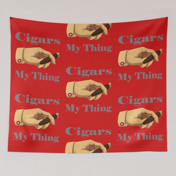 Item preview, Cigars My Thing, Hand Holding Lit Cigar designed and sold by Drewaw.