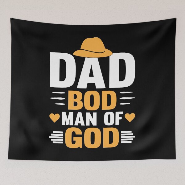 Item preview, DAD BOD MAN OF GOD designed and sold by gsnepu.