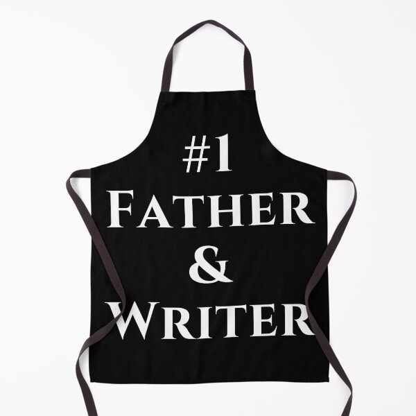 Item preview, #1 Father & Writer - White Text designed and sold by TheKnightWriter.