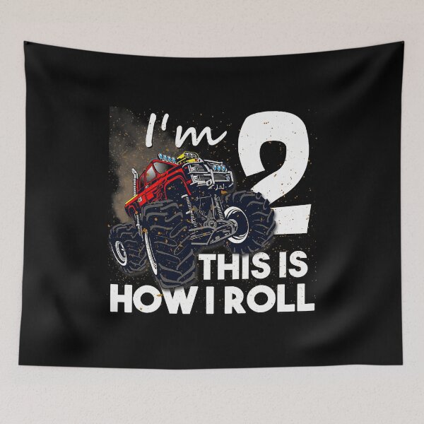 Item preview, I'm 2 This Is How I Roll 2nd Birthday Monster Truck 2 Years Old Gift designed and sold by MalloWilli.