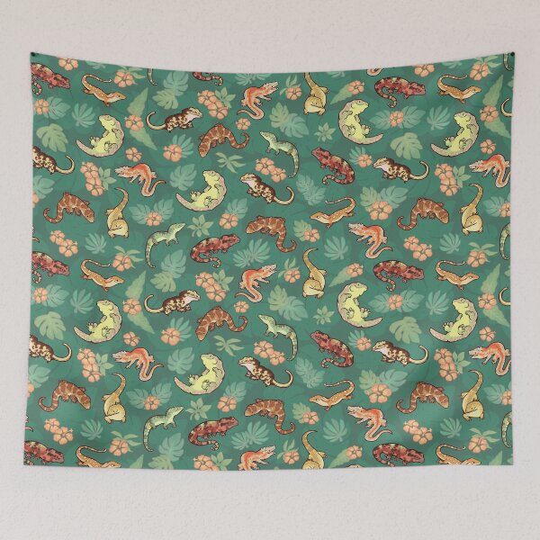 Item preview, Gecko family in green designed and sold by Colordrilos.