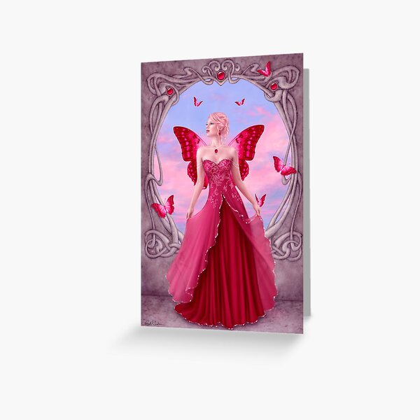 Item preview, Ruby Birthstone Fairy designed and sold by silverstars.