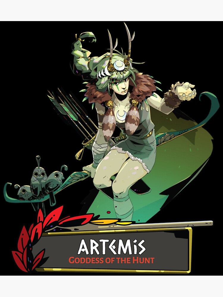 Hades (Game) Artemis Goddess Of The Hunt Essential T-Shirt&quot; Poster 