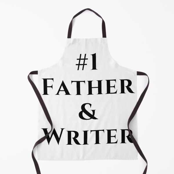 Item preview, #1 Father & Writer - Black Text designed and sold by TheKnightWriter.