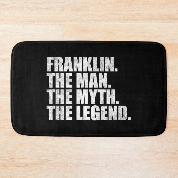 Artikelvorschau, Franklin Name Franklin Der Mann Der Mythos Die Legende entworfen und verkauft von Teelogic.