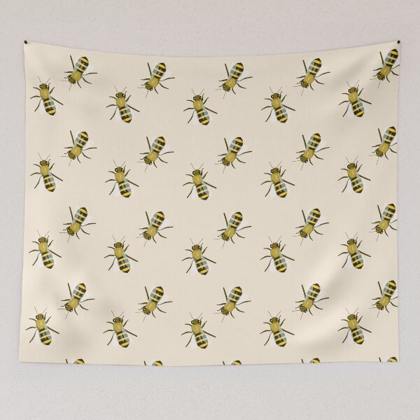 Item preview, Bee pattern designed and sold by SarcasticBadger.