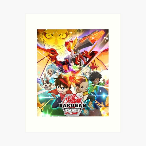 Anime Bakugan poster Poster for Sale by jollydawn