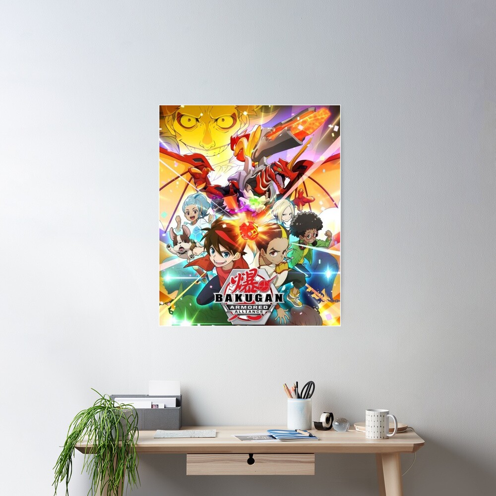 Anime Bakugan poster Poster for Sale by jollydawn