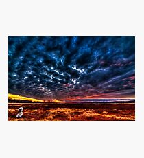 Sunset self-portrait Photographic Print