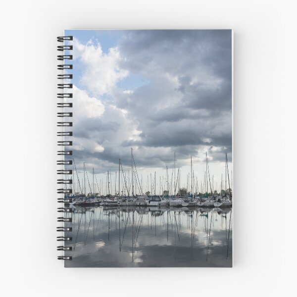 Item preview, Soft Silver - Reflecting on Boats and Clouds designed and sold by Georgia Mizuleva.