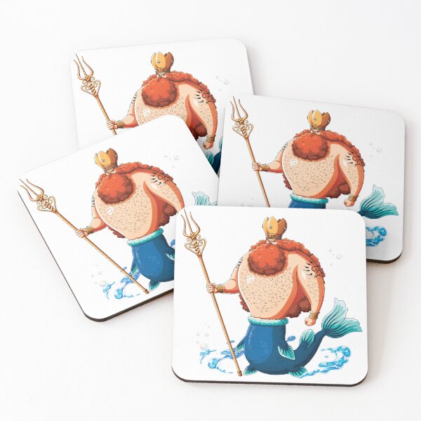 Item preview, Cartoon king neptune Art designed and sold by Milkygmail.