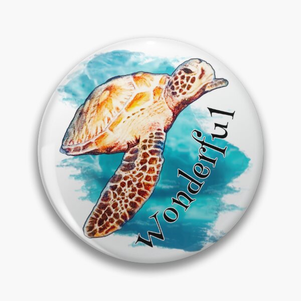 Item preview, Wonderful Sea Turtle in Blue Ocean | turtle lover designed and sold by NathBros.