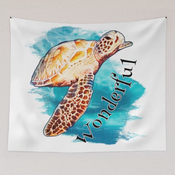 Item preview, Wonderful Sea Turtle in Blue Ocean | turtle lover designed and sold by NathBros.