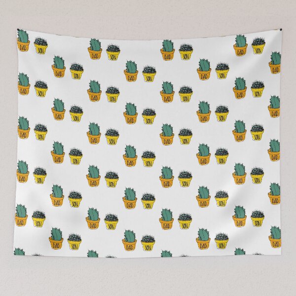 Item preview, Dad and son cactus together designed and sold by bestdesign4u.