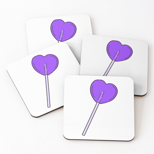 Item preview, Olivia Rodrigo Themed Purple Heart Lollipop designed and sold by piperdooley.