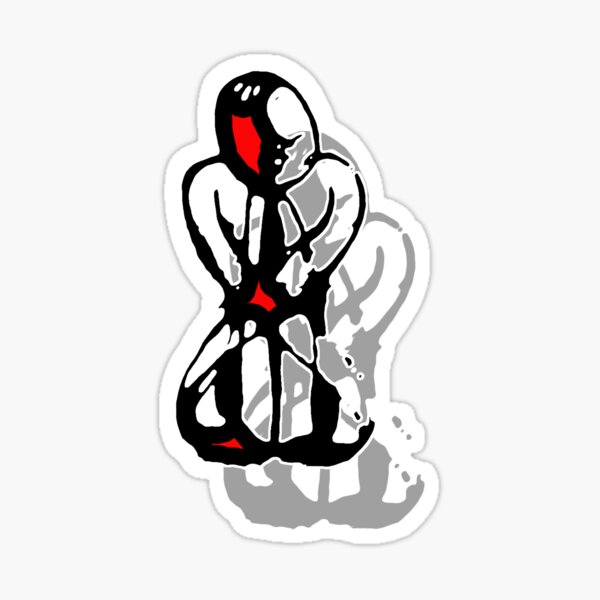 Twisted Abstract Art Sticker