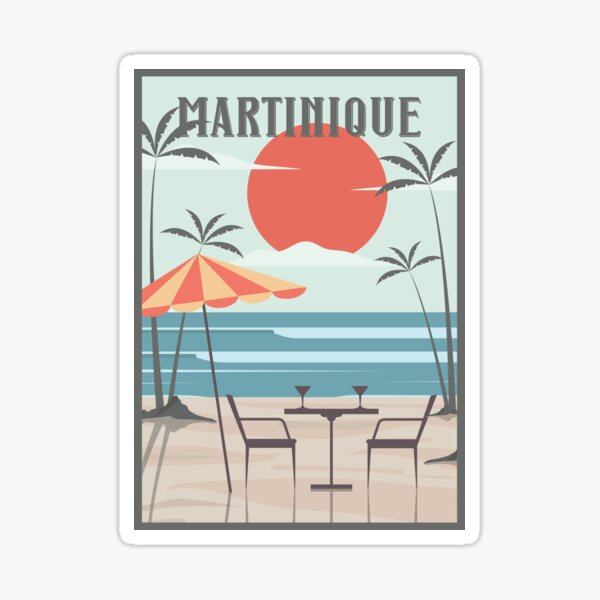 Aperçu de l'œuvre Martinique honeymoon retro créée et vendue par chrlalexandru.