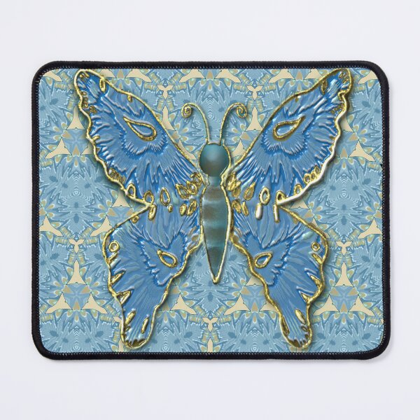 Item preview, GOLDEN BLUE BUTTERFLY 424. designed and sold by sana90.