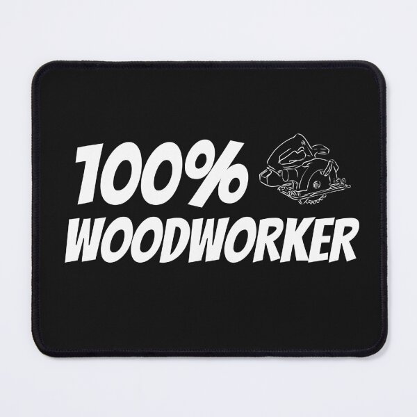 Artikelvorschau, 100 % Holzarbeiter – Holzbearbeitungstischler-Spaßgrafik – lustige Holzbearbeitungsgeschenke entworfen und verkauft von WoodWorkingInc.