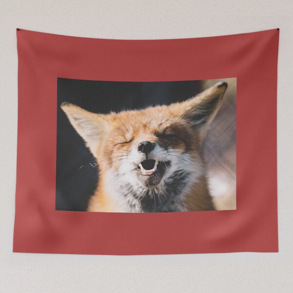Item preview, Cute fox basking in the sun designed and sold by Inspieation.