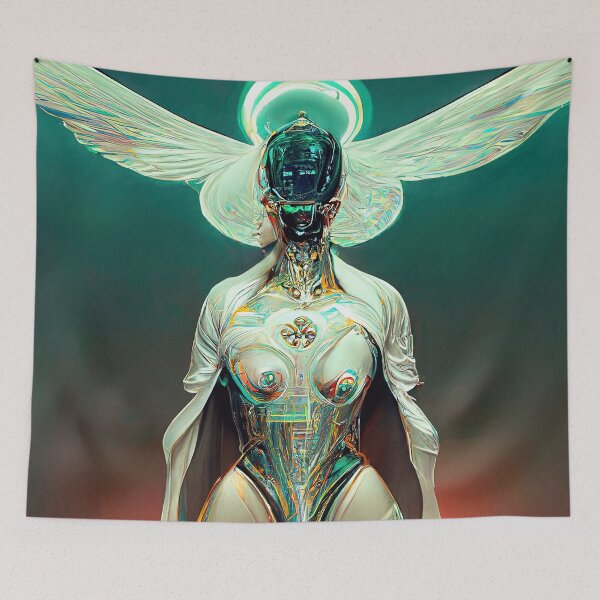 Item preview, Cybernetic Angel designed and sold by AM FineArtPrints.