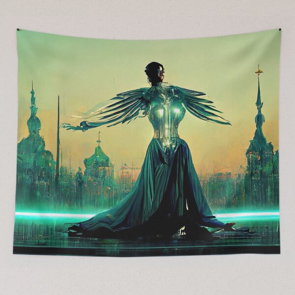 Item preview, Cybernetic Angel designed and sold by AM FineArtPrints.