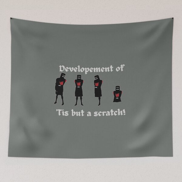 Item preview, Development of 'Tis but a scratch! designed and sold by Monkyra.