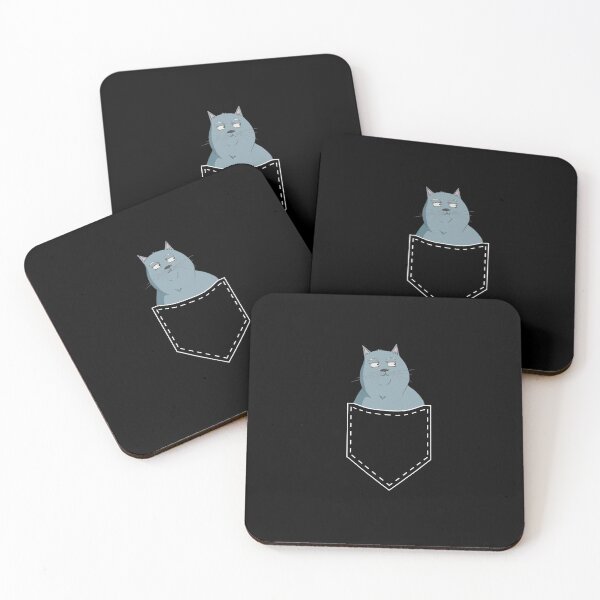 Item preview, Arrogant Cat in Pocket - Cute Retro Kawaii Anime Cat Lover designed and sold by r-silver.